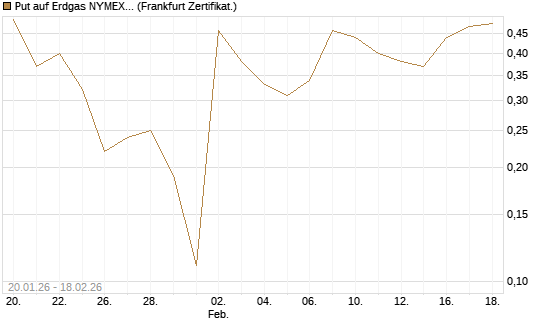 Put auf Erdgas NYMEX 03/26 [BNP Paribas Emissions- und Handelsges.] Chart