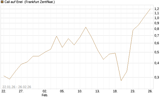Call auf Enel [DZ BANK AG] Chart