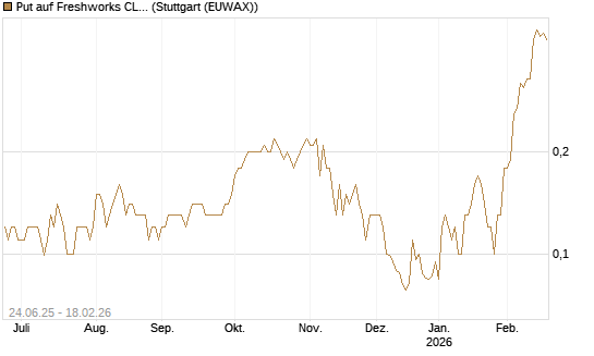 Put auf Freshworks CL.A  Chart