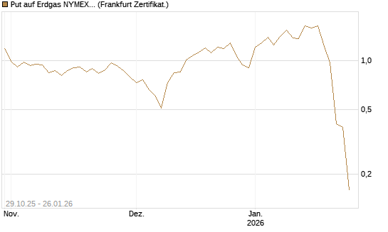 Put auf Erdgas NYMEX 02/26 [DZ BANK AG] Chart